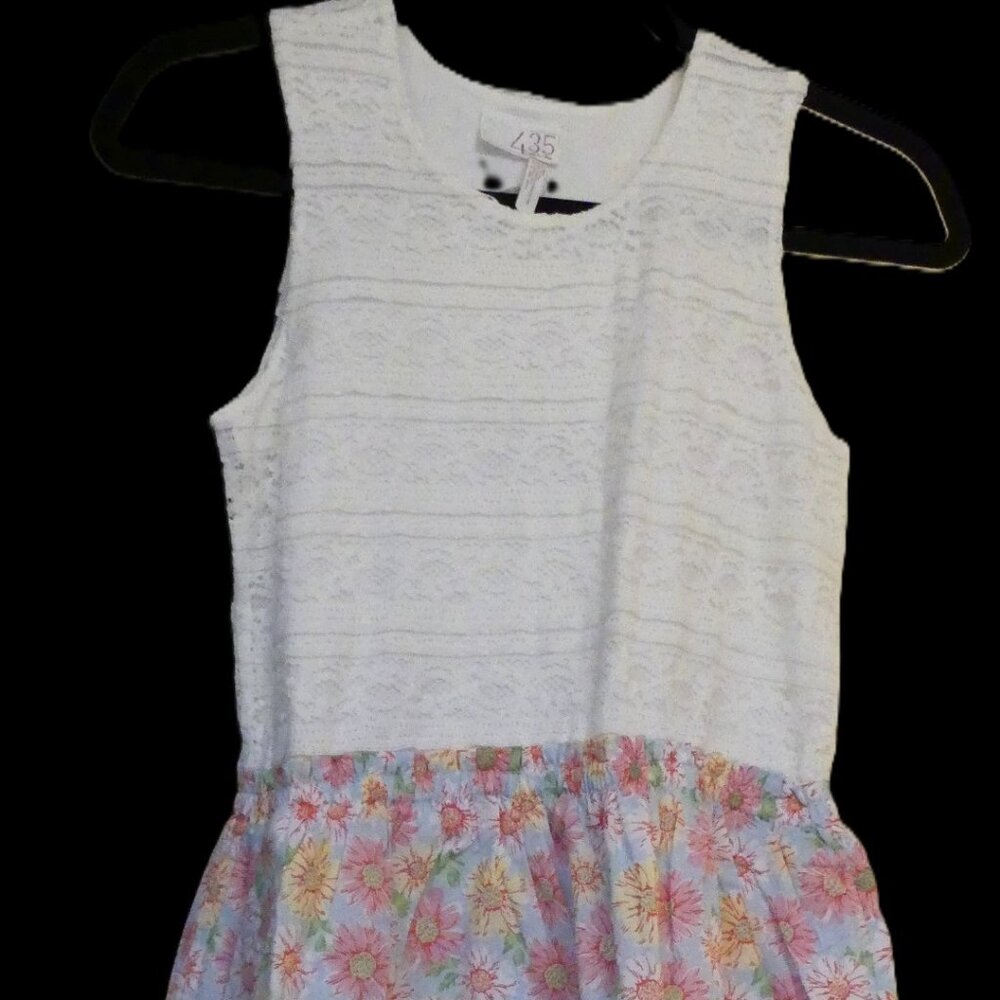 Matilda Jane 435 Daisy Flower Lace Tank Sundress Dress for Girls USA Size 14 NWT